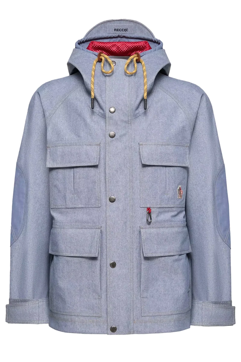 Moncler Grenoble Herren Feldjacke Ajaccio Hellblau