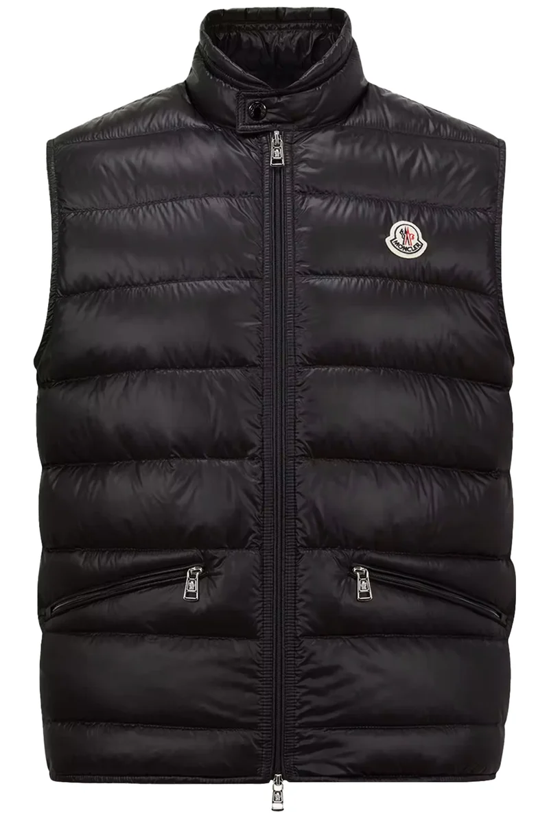 Moncler Herren Daunenweste Gui Schwarz