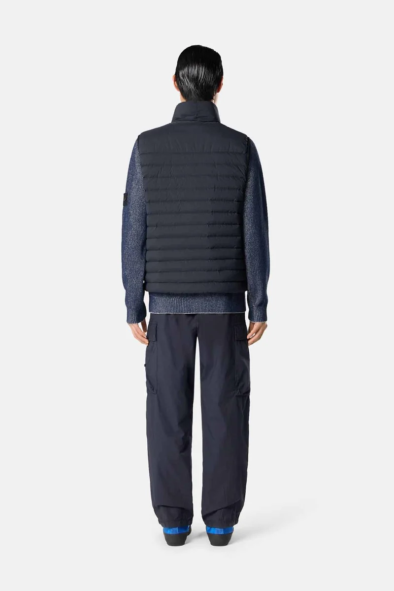 Stone Island Herren Daunenweste Navy