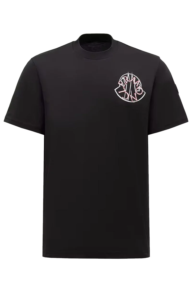 Moncler Herren T-Shirt Schwarz