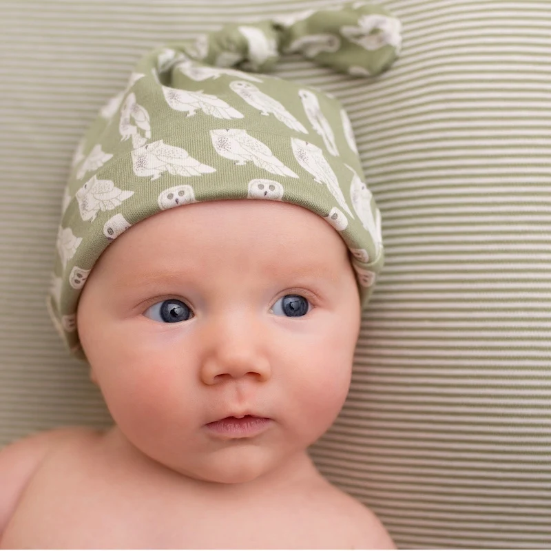 Baby Mütze gestreift - 100% Bio Baumwolle
