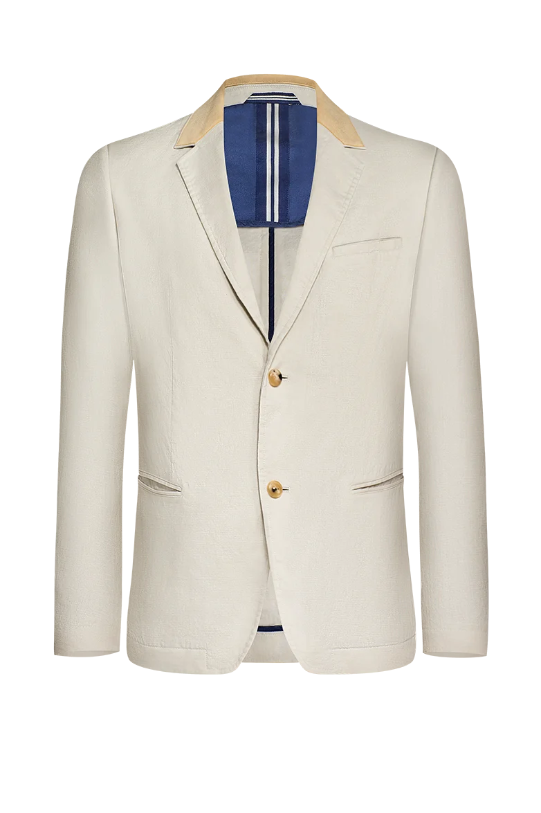 Lässige Reversjacke mit Struktur