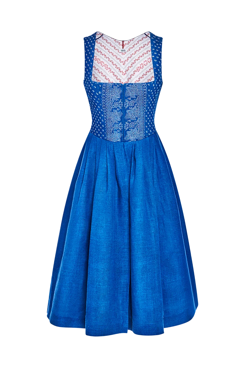 Echtes Blaudruckdirndl Edition