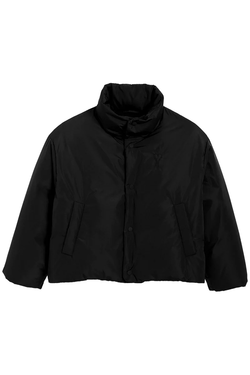AMI Paris Herren Daunenjacke Schwarz