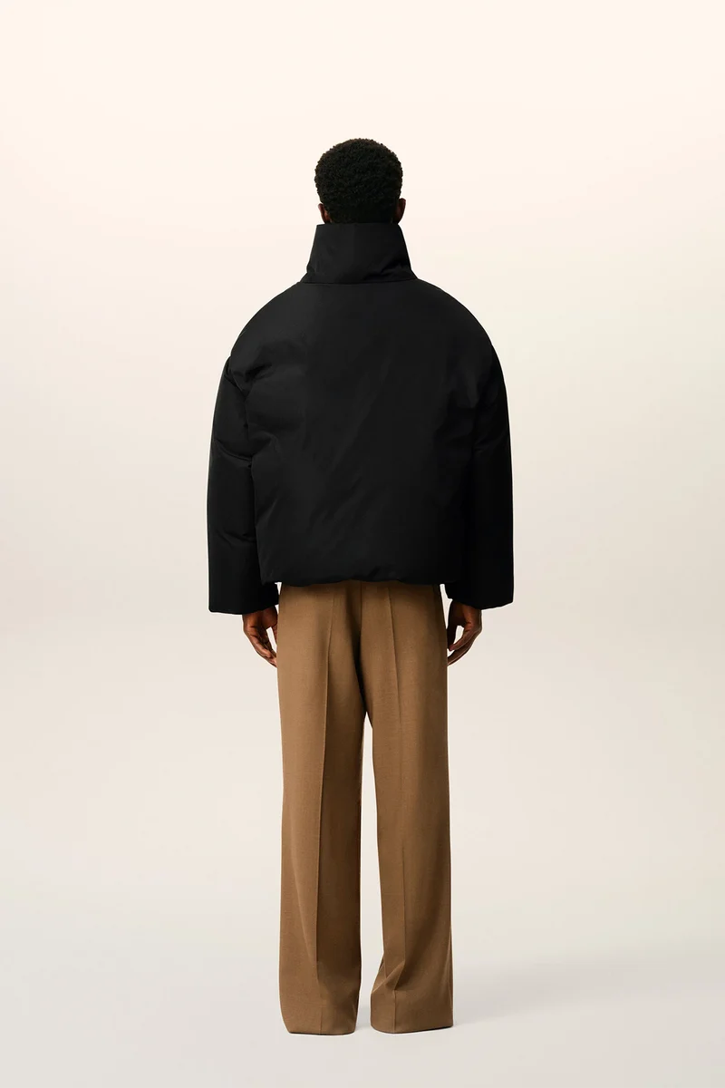 AMI Paris Herren Daunenjacke Schwarz