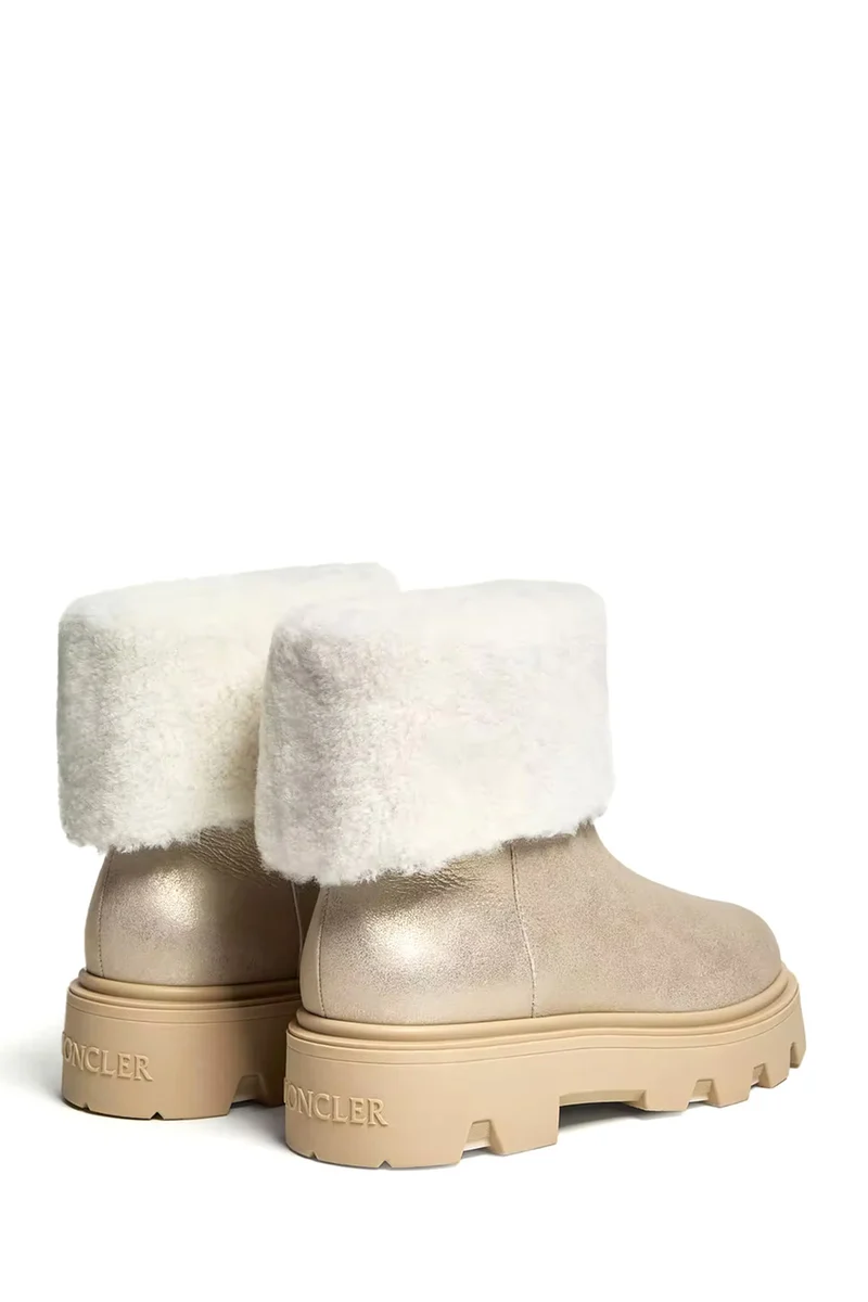 Moncler Damen Boot Aurea Mid Silber