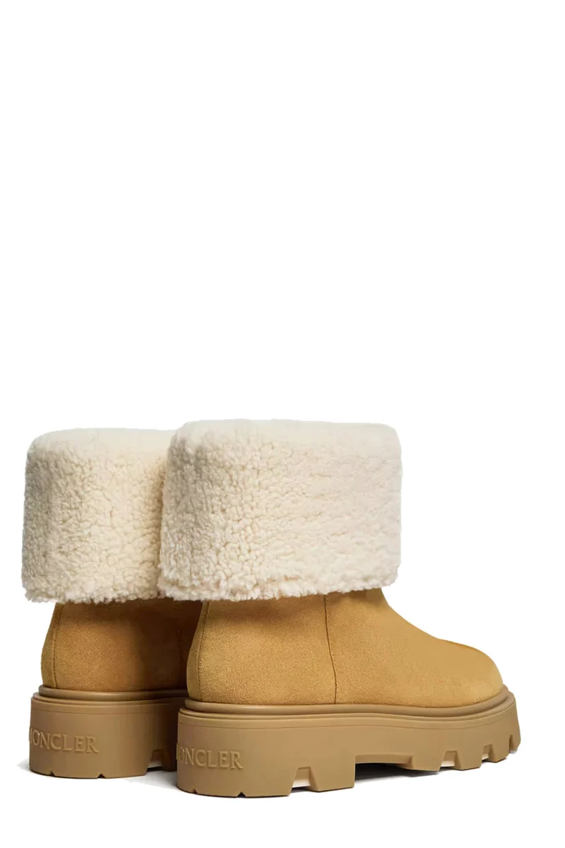 Moncler Damen Boot Aurea Mid Camel-Beige