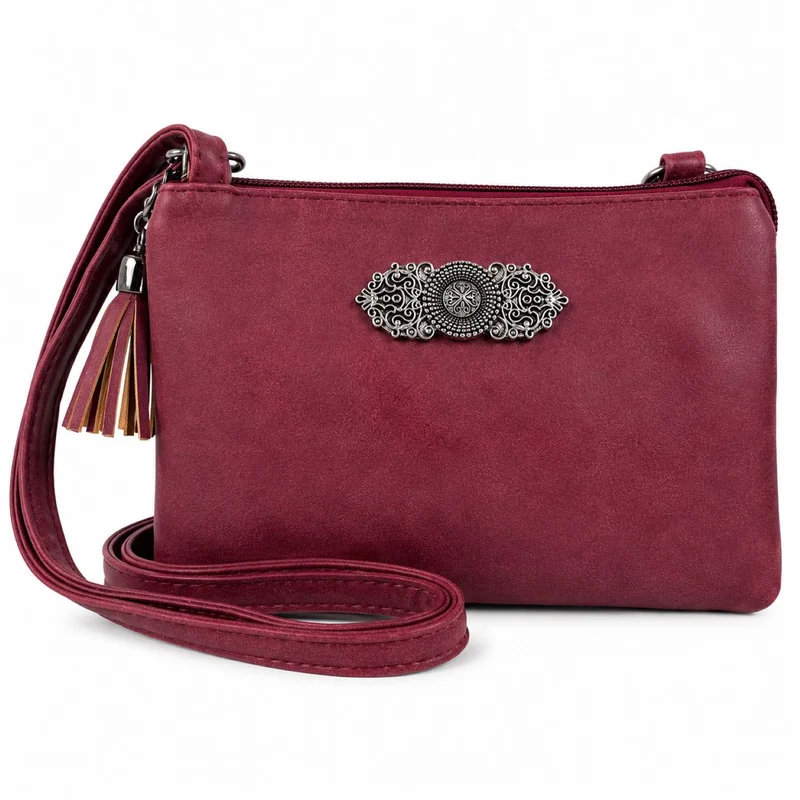 Trachten Handtasche "Sofia" - Dirndl Umhängetasche | Beere