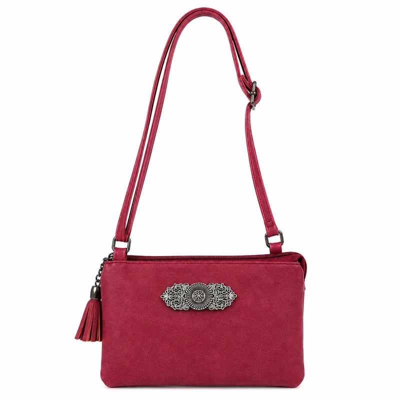 Trachten Handtasche "Sofia" - Dirndl Umhängetasche | Beere