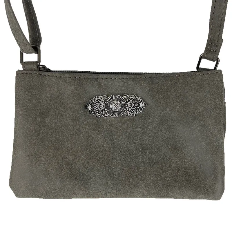Trachten Handtasche "Sofia" - Dirndl Umhängetasche | Dunkelgrau