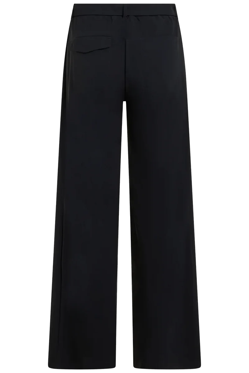Penn & Ink N.Y Damen Stretchhose mit Bindegürtel Navy