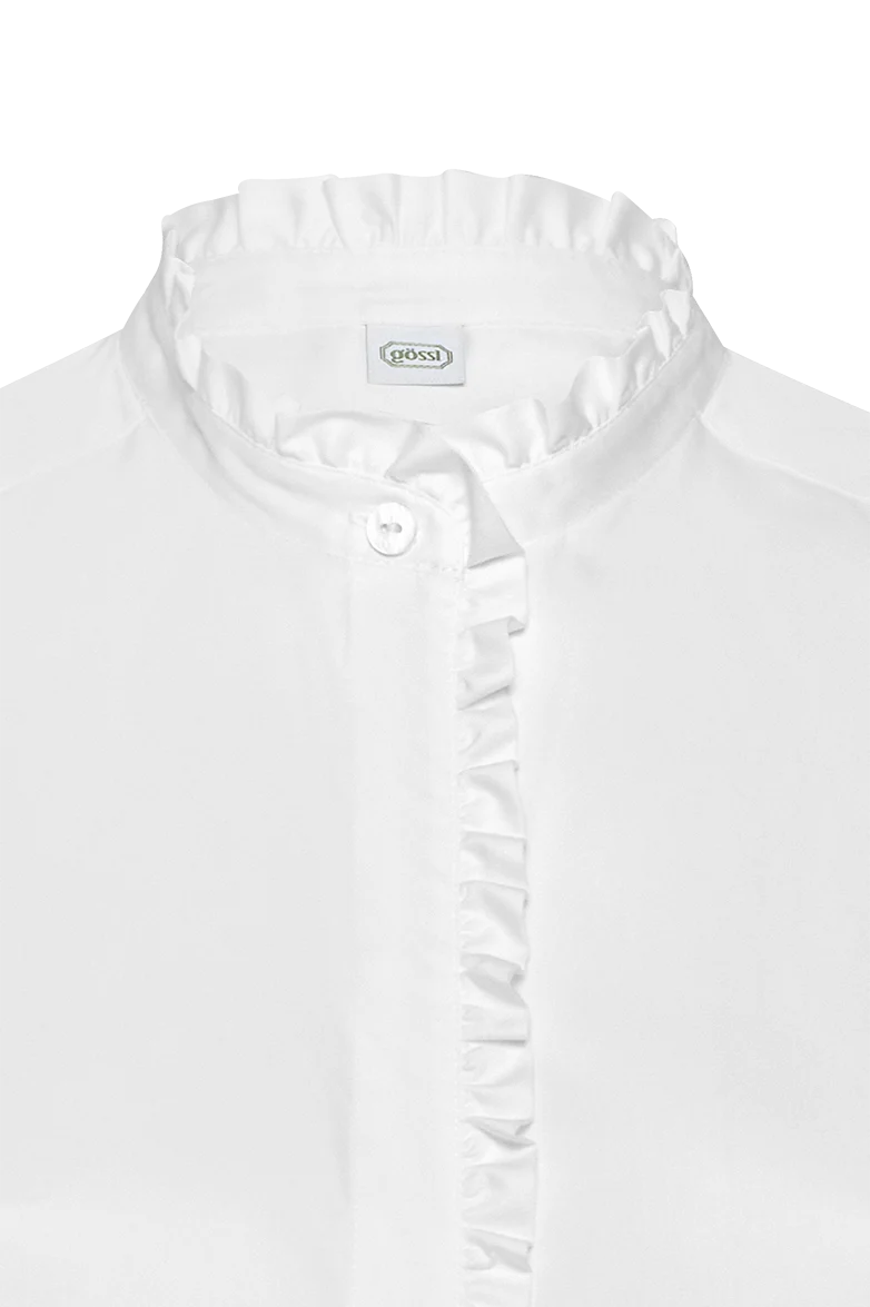 Bluse mit feinen Rüschen