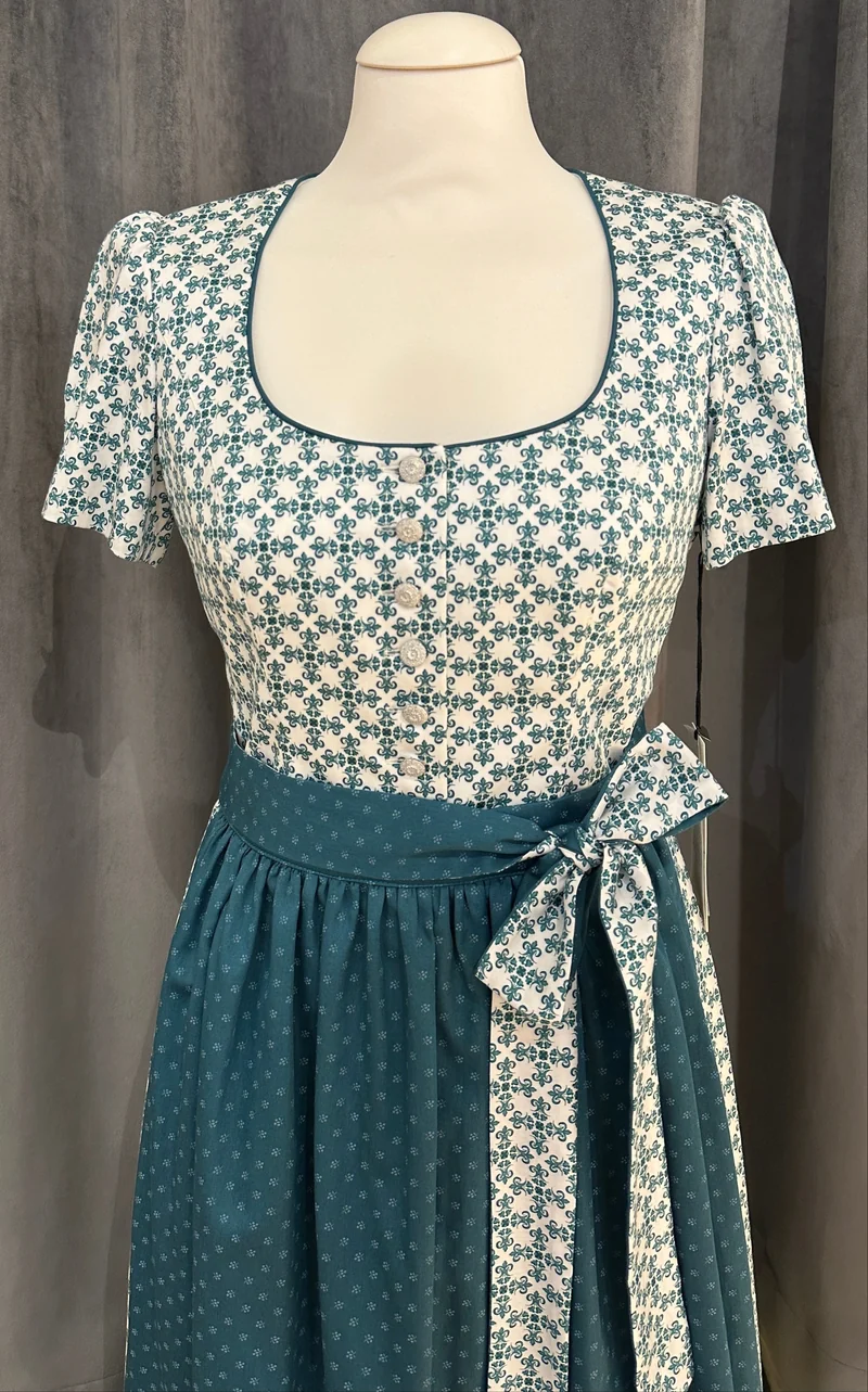 Dirndl Anno Domini Design Liselotta Stretch petrol 80cm