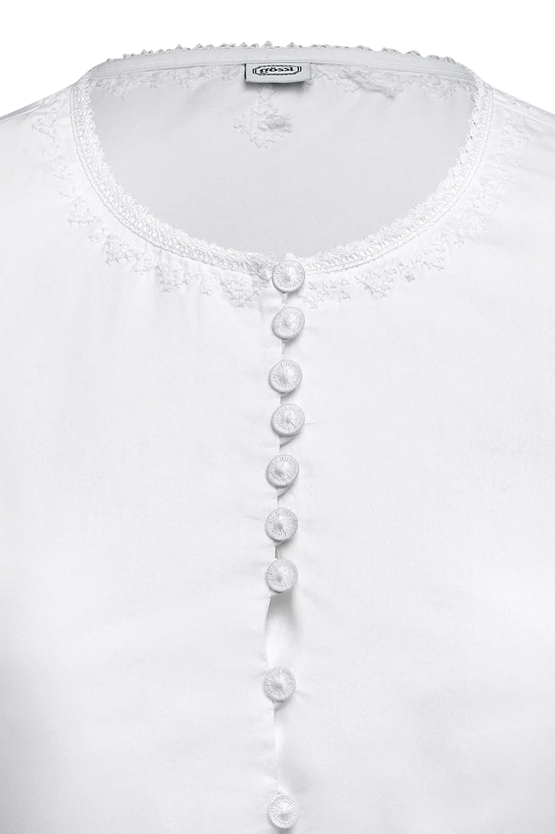 Dirndlbluse Edition aus Baumwollsatin