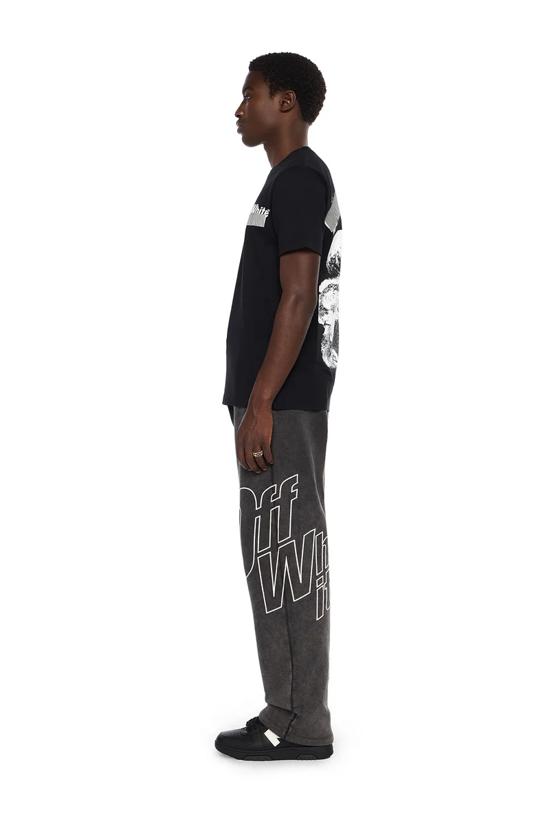 Off-White Herren Cupid Tape Slim T-Shirt Schwarz