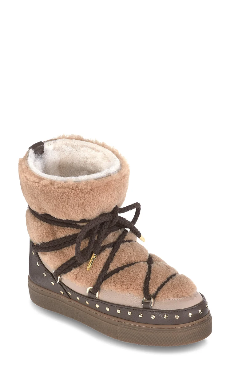 INUIKII Damen Boots Curly Rock Sand