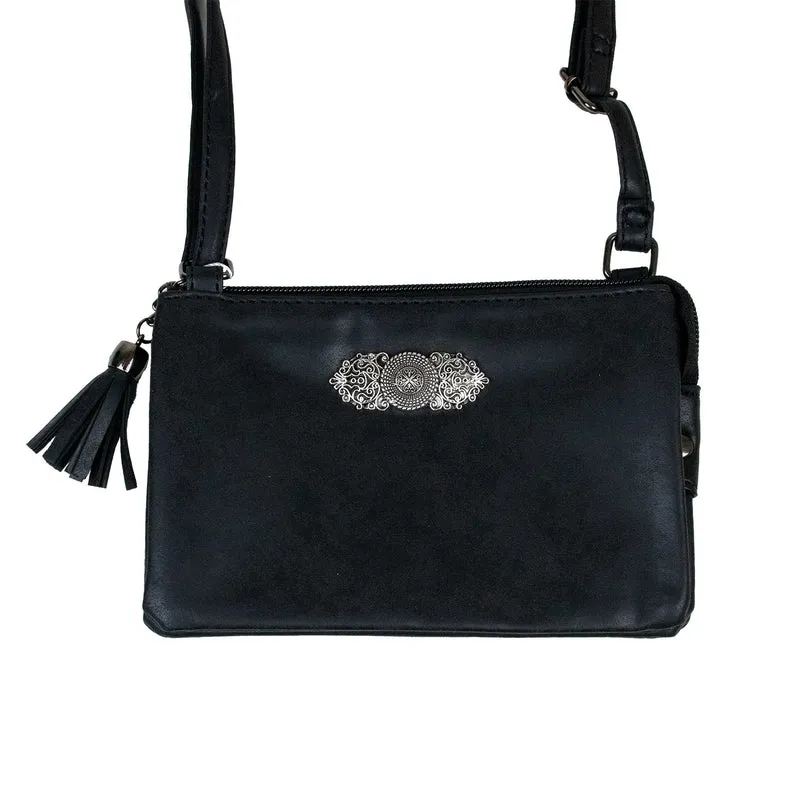 Trachten Handtasche "Sofia" - Dirndl Umhängetasche | Schwarz