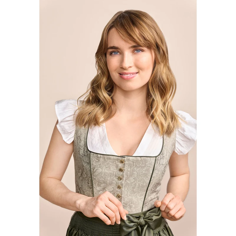 Krüger Collection Dirndl "Aniani" 414069 | Schilf 70cm
