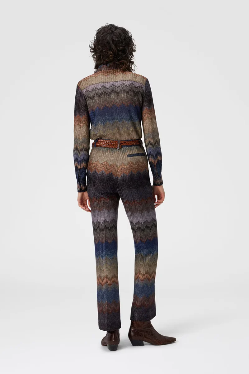 Missoni Damen Hose mit Schlangenmuster Bunt