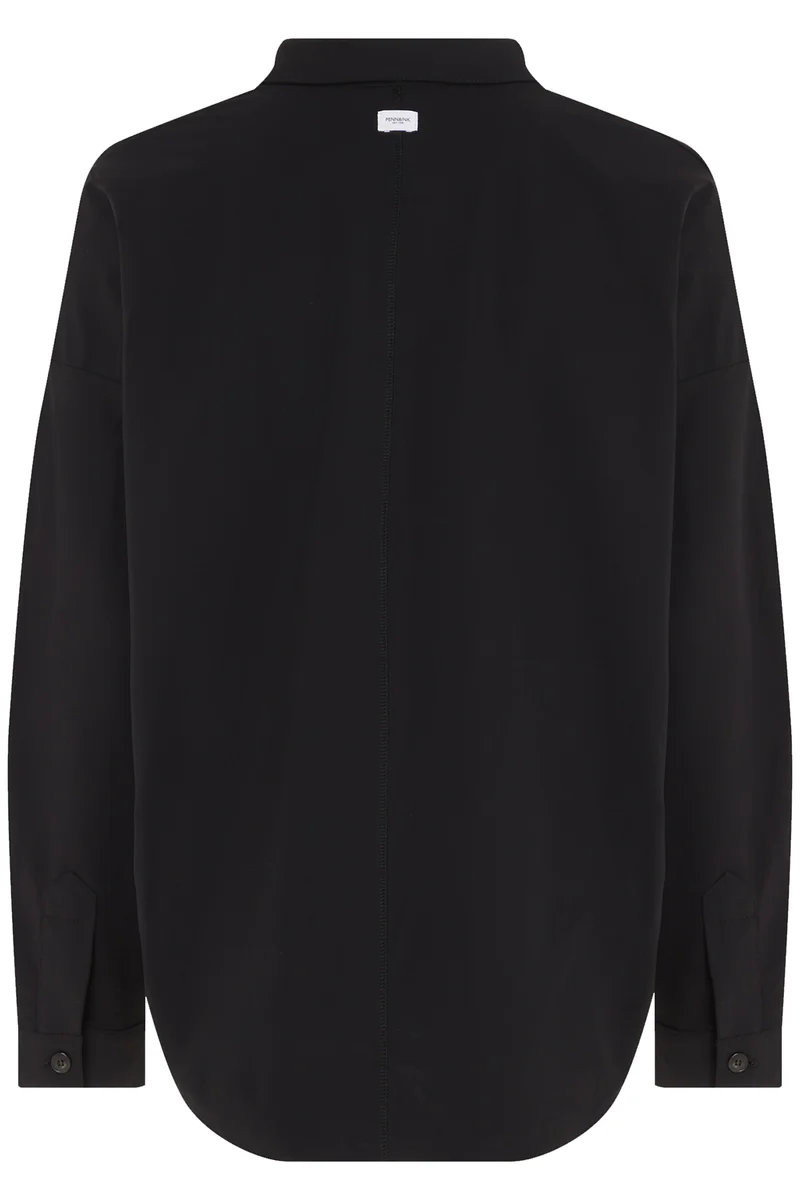 Penn & Ink N.Y Damen Schlupfbluse Magda Schwarz