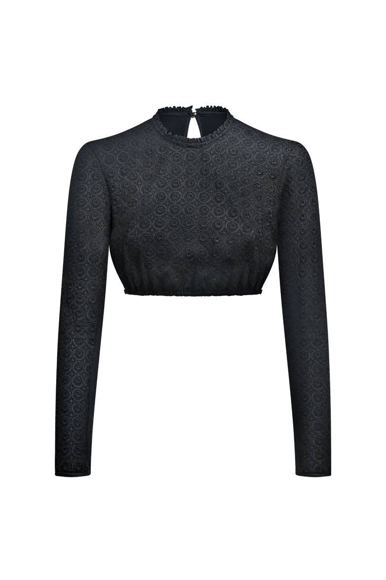 Dirndlbluse aus Baumwolle