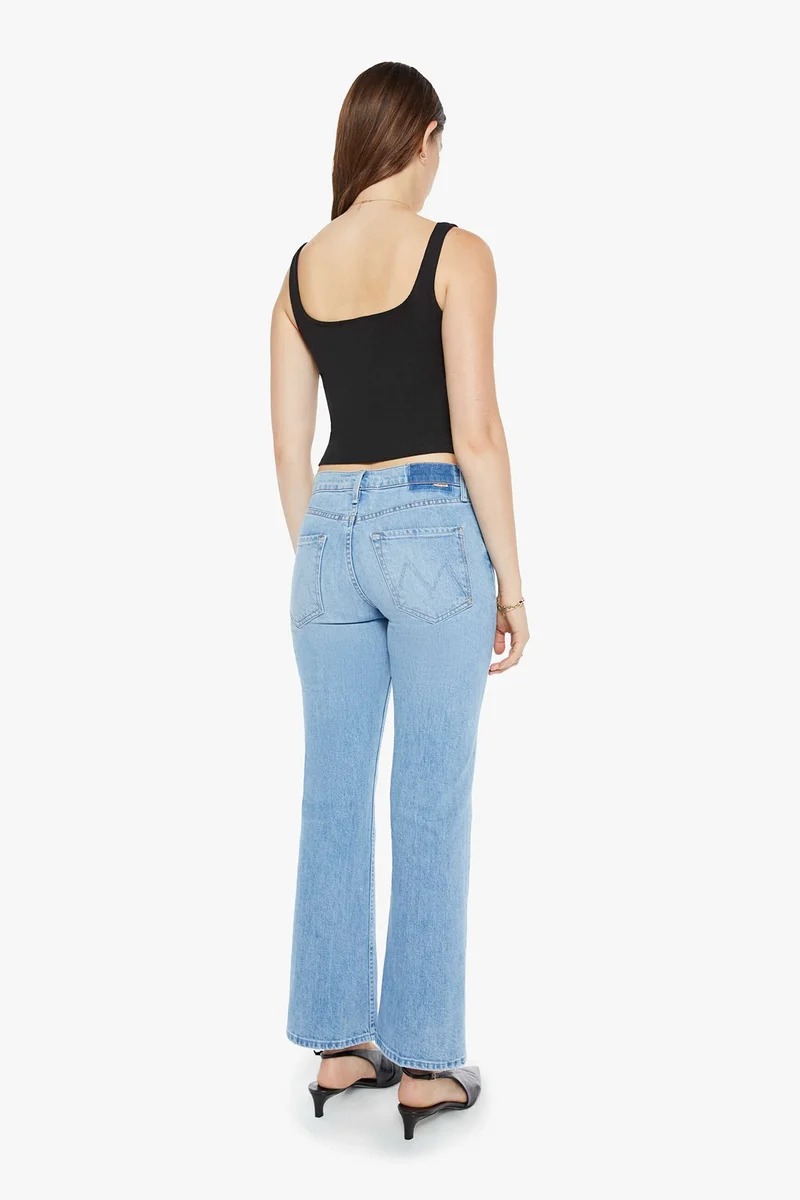 MOTHER Damen Jeans The Bookie Flood Blau