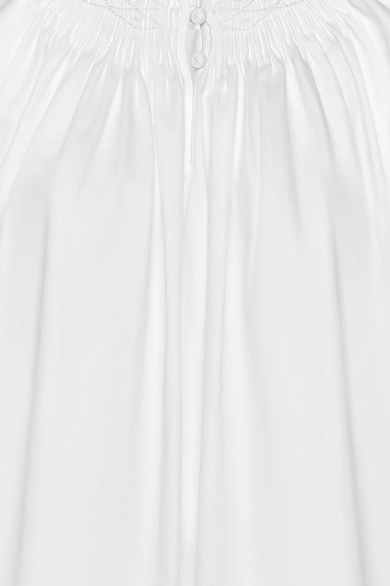 Festbluse mit Stehfalten