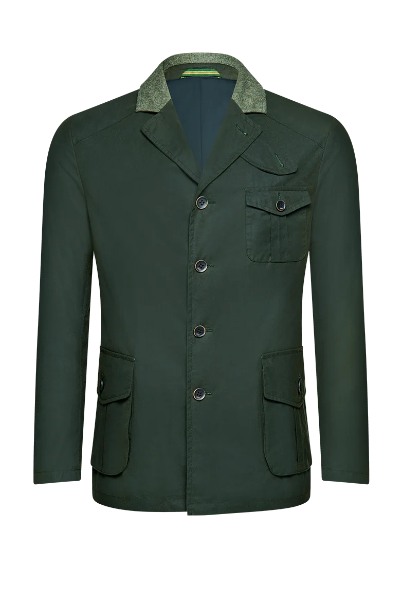 Gewachste Outdoor-Jacke