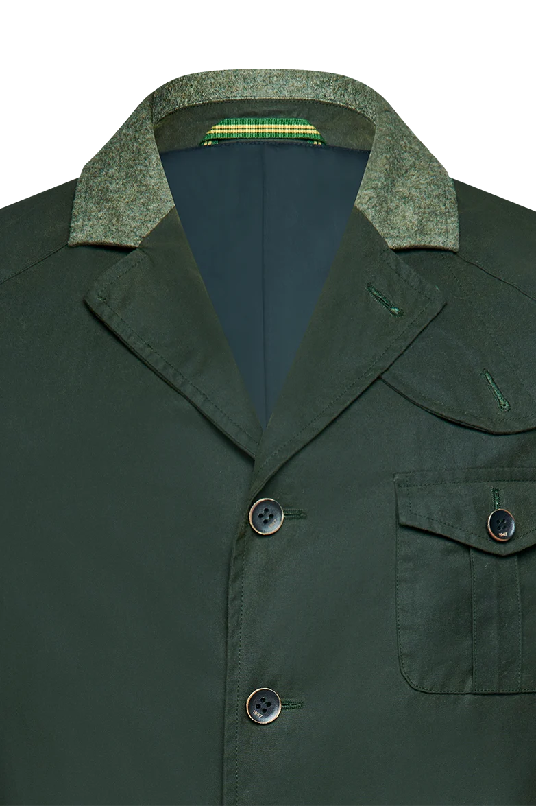 Gewachste Outdoor-Jacke