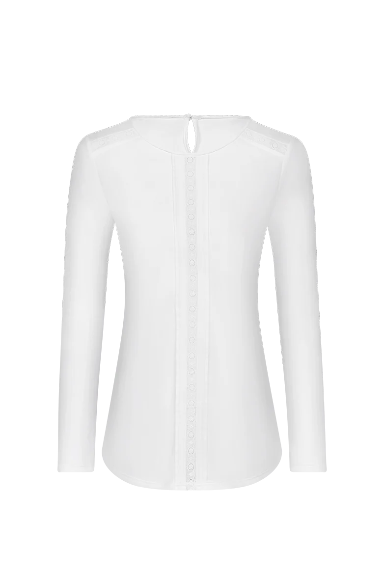 Lochstich-Shirt