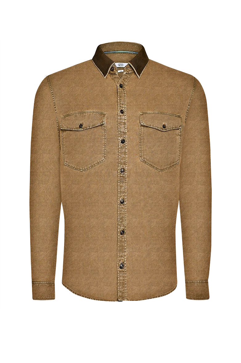 Shirtjacke - Hanf