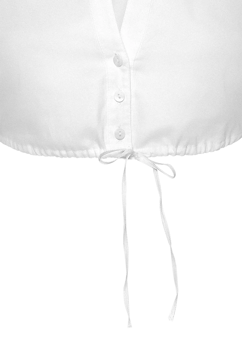Dirndlbluse mit Puffärmel