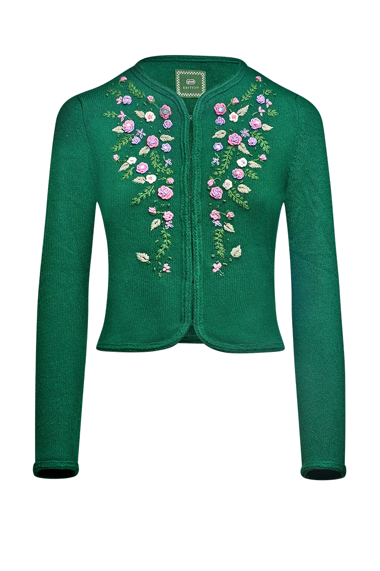 Strickjacke Edition mit Handstickerei
