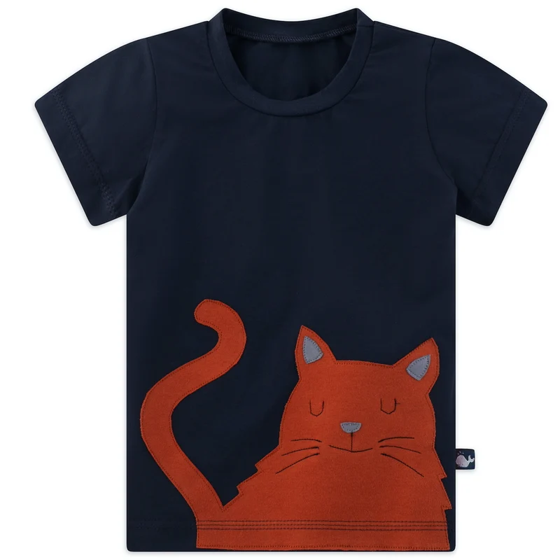 Kinder T-Shirt Bio-Baumwolle „Katze“