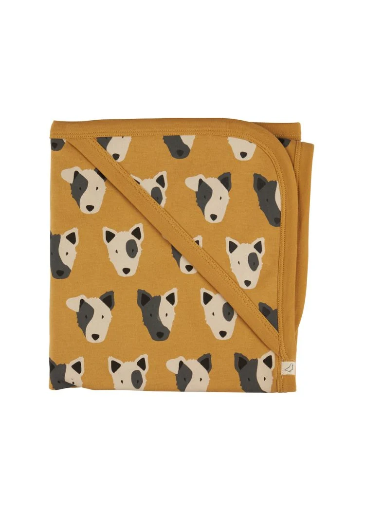 Krabbeldecke Baby "Dog Mustard"