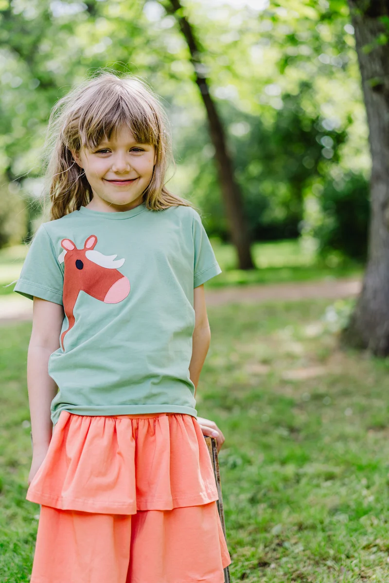 Kinder T-Shirt Bio-Baumwolle „Pferd"