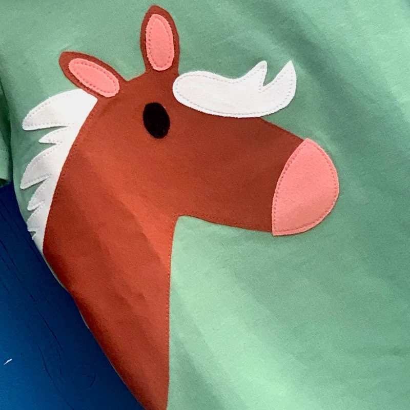 Kinder T-Shirt Bio-Baumwolle „Pferd"