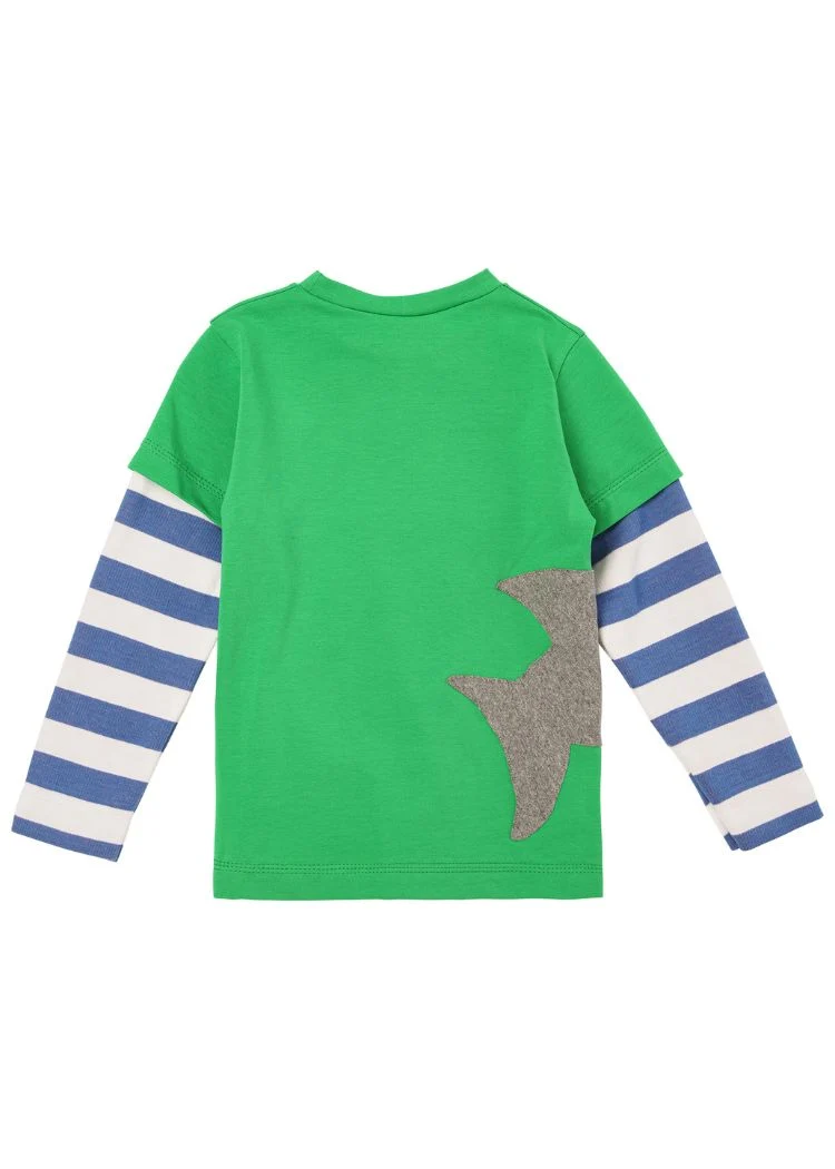 Langarmshirt Kinder Bio Baumwolle „Hai“