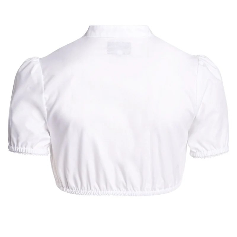 Dirndlbluse CocoVero Becky Spitze weiß