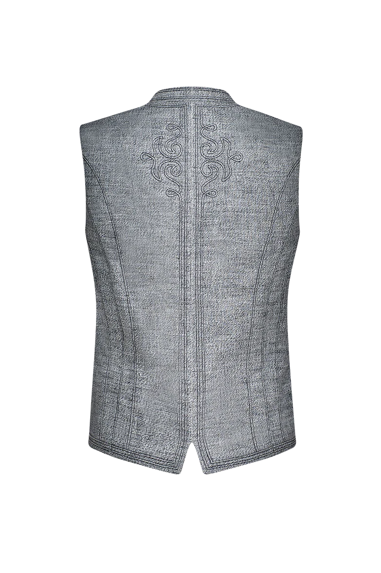 Schladminger Gilet mit Schnurstepperei