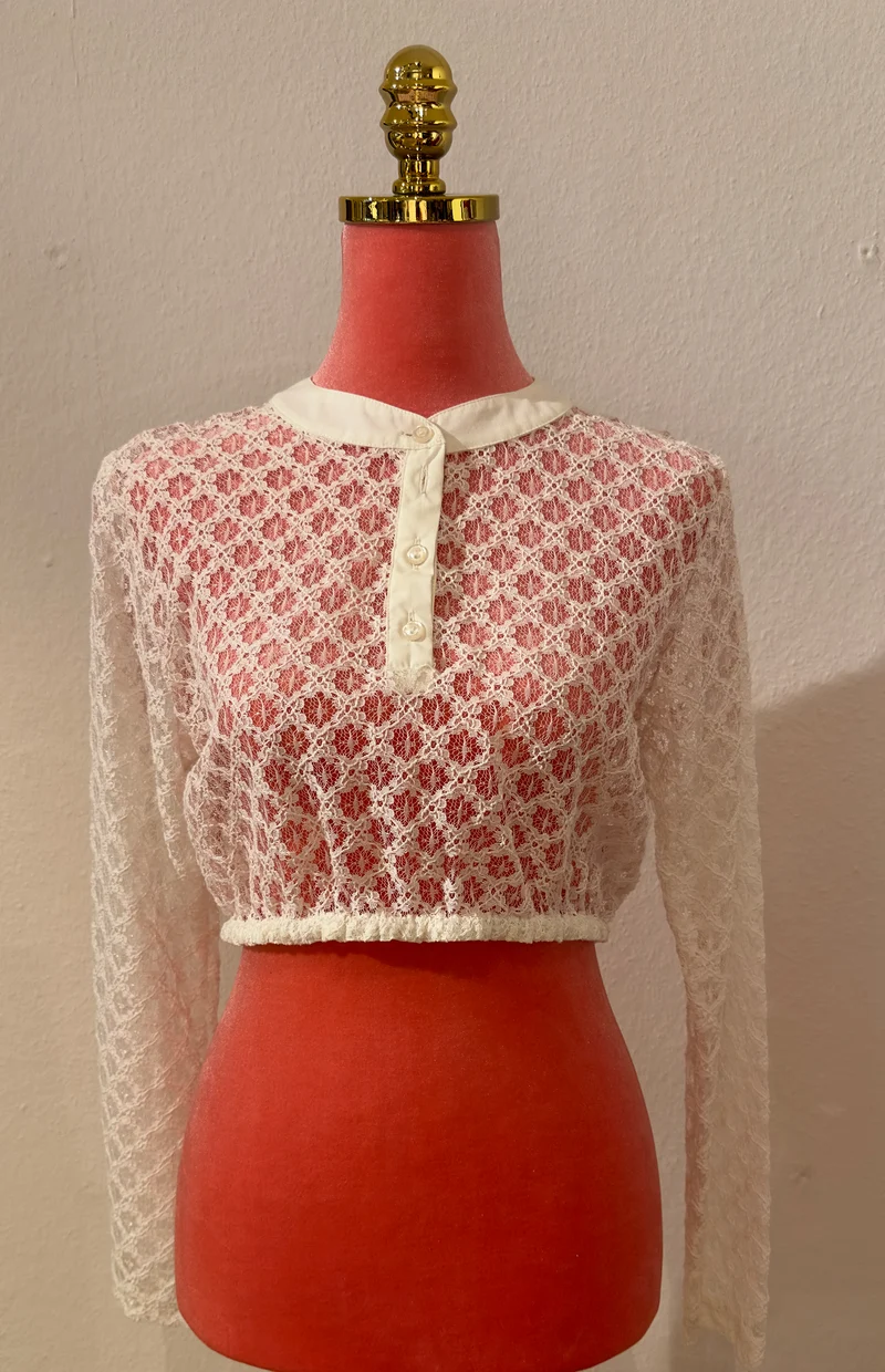 Dirndlbluse Monja Melega creme