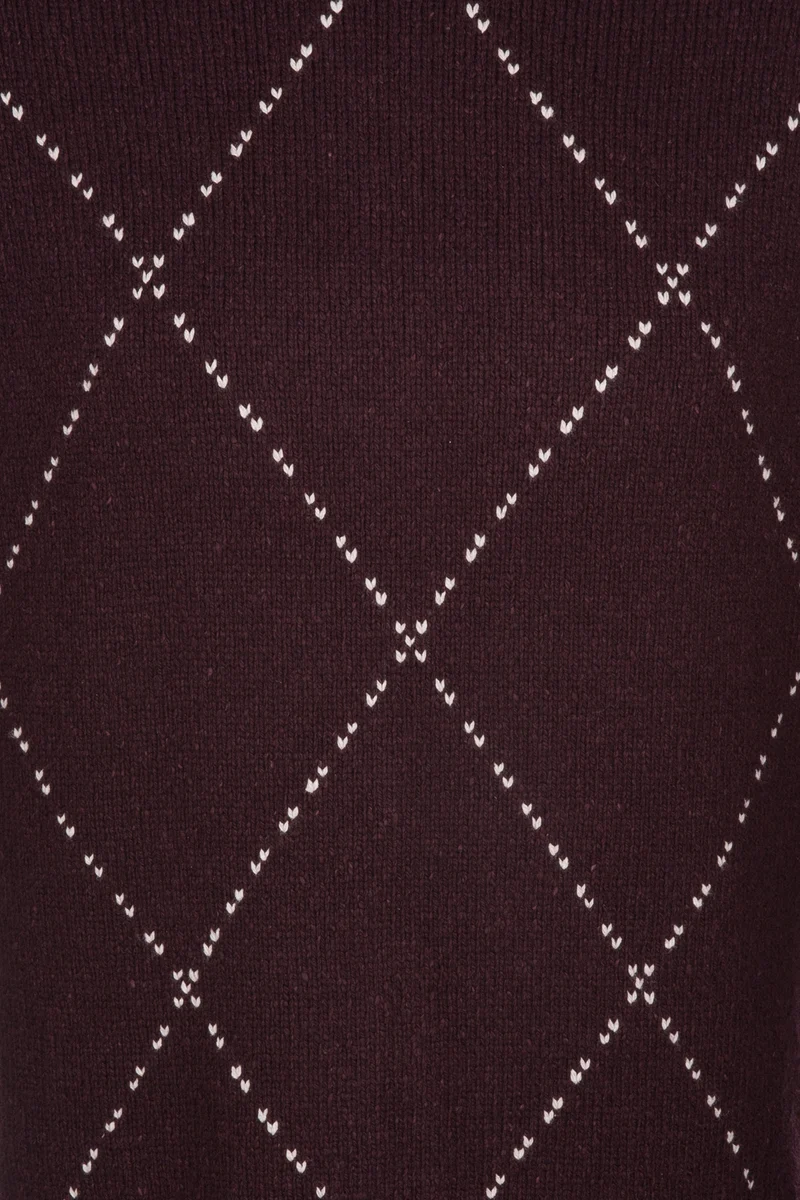 Eleventy Herren Strickpullover Bordeaux