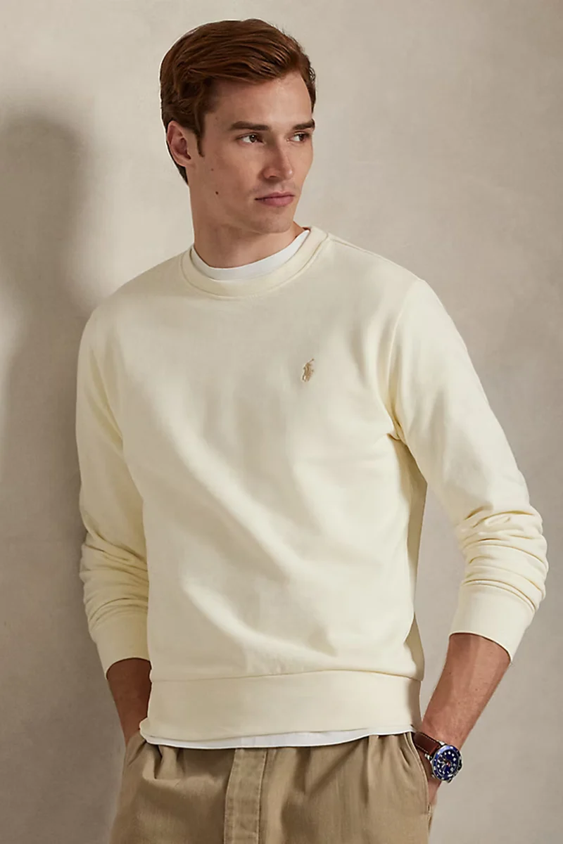 Polo Ralph Lauren Herren Sweatshirt Clubhouse Cream