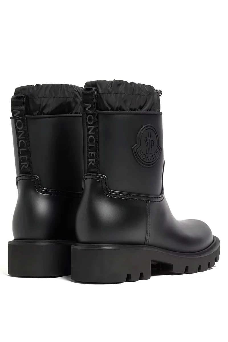 Moncler Damen Regenstiefel Kickstream Schwarz