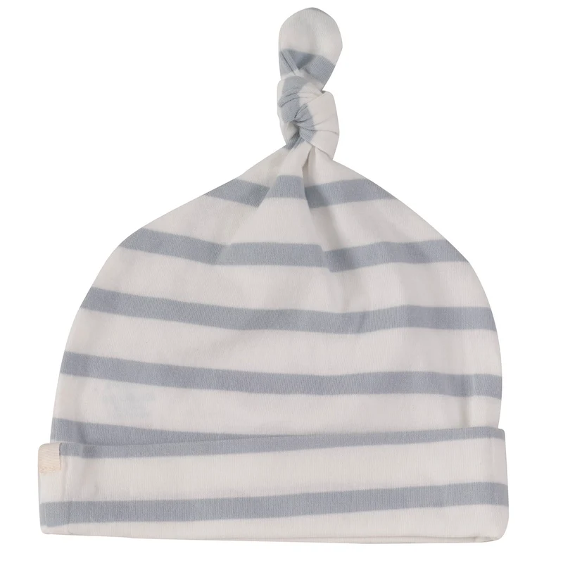 Baby Mütze gestreift - 100% Bio Baumwolle