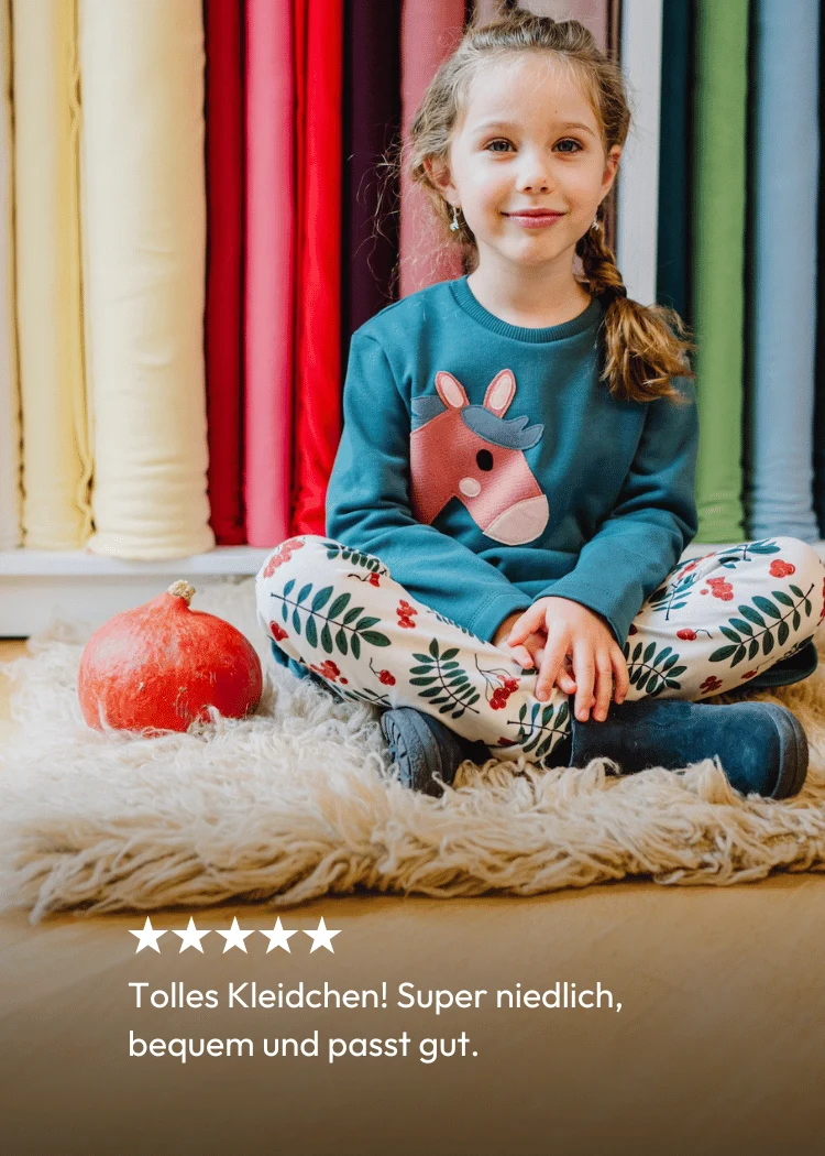 Sweat Kleid mit Pferd