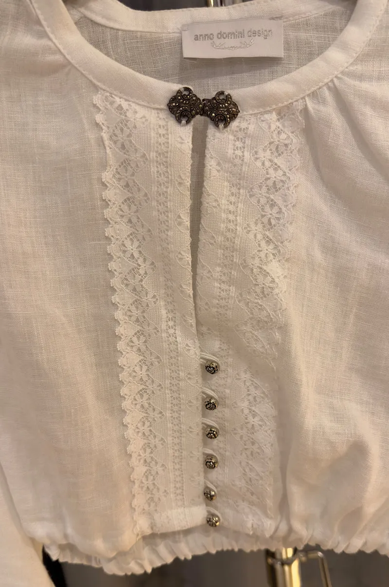 Dirndlbluse Emilia Anno Domini Design Leinen