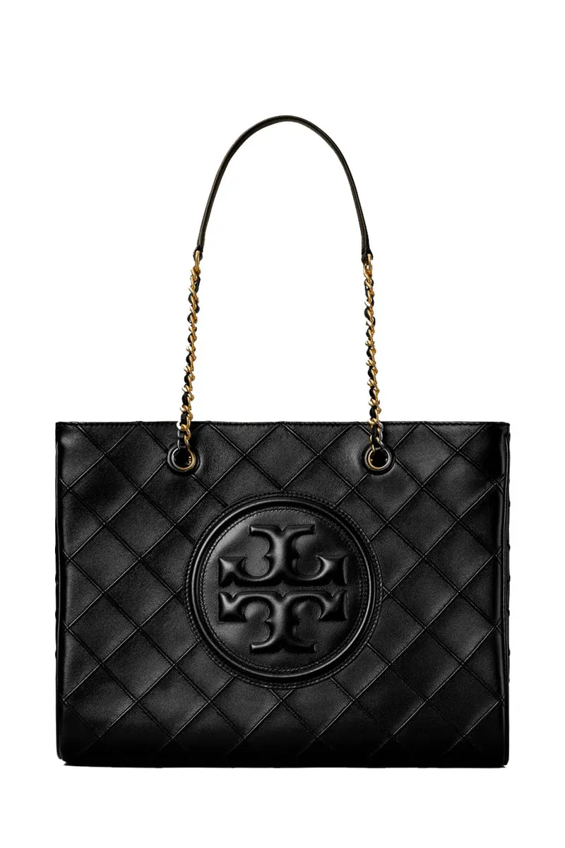 Tory Burch Damen Handtasche Fleming Soft Schwarz