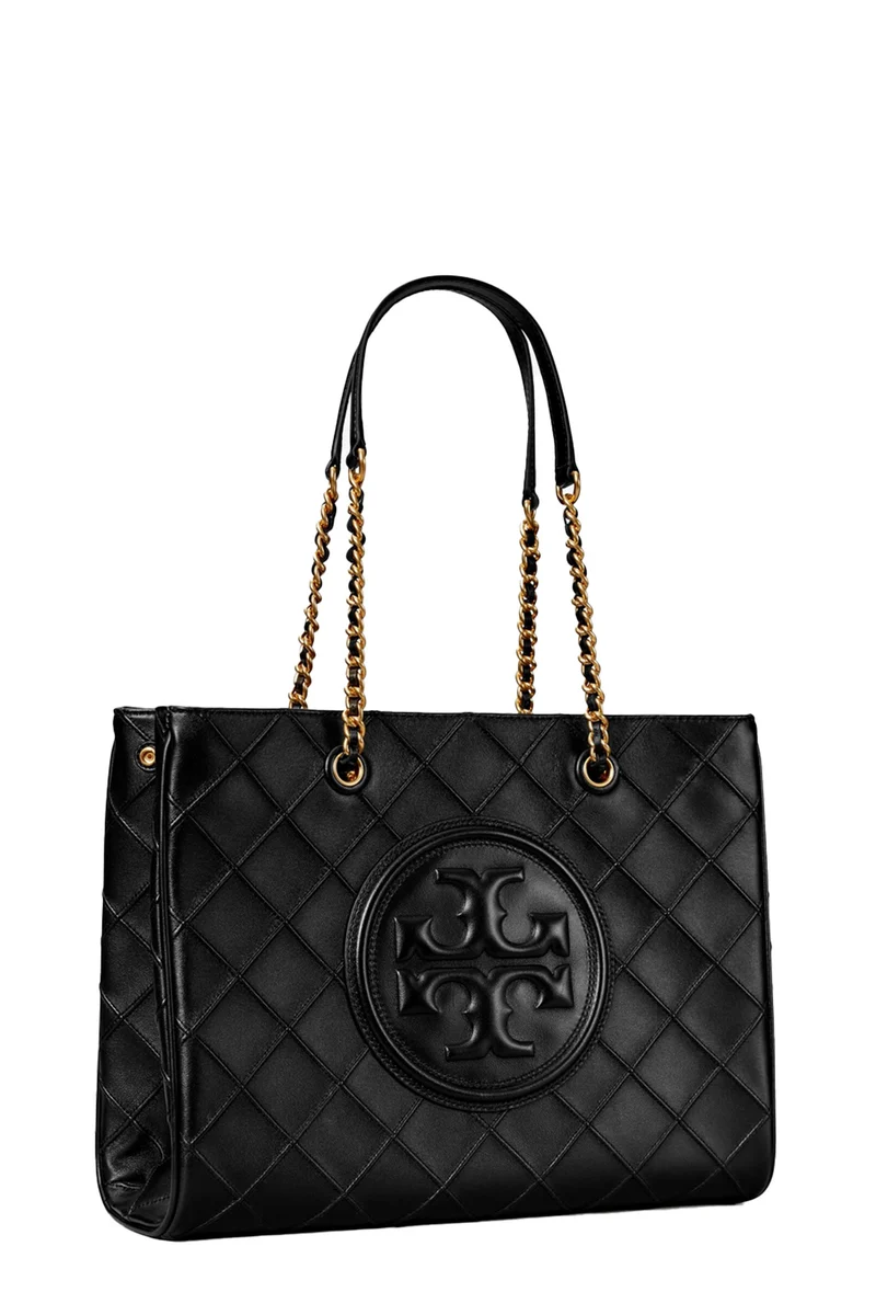 Tory Burch Damen Handtasche Fleming Soft Schwarz