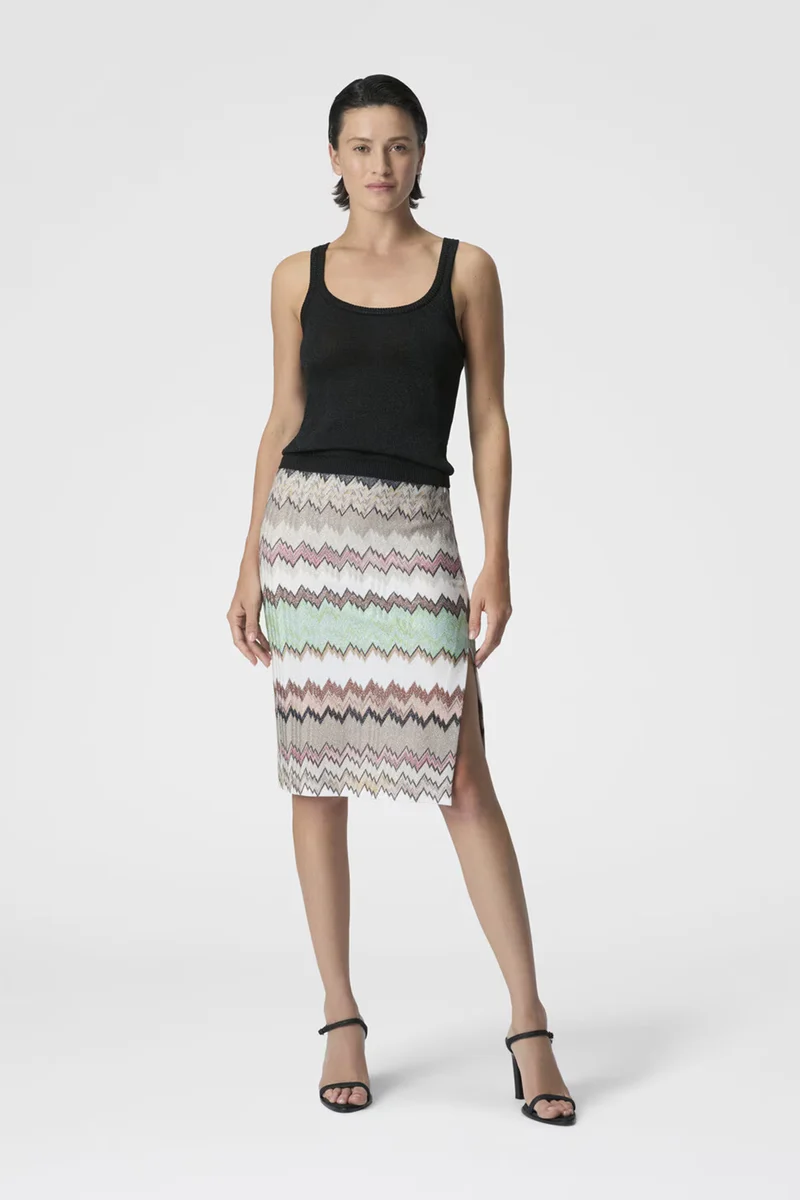 Missoni Damen Midirock Bunt
